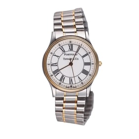 Tiffany & Co Portfolio Stainless Steel Two Tone Quartz Watch
