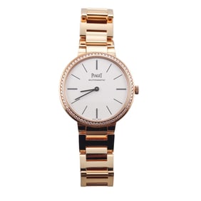 Piaget Altiplano 18k Rose Gold Diamond Automatic Ladies Watch G0A40108
