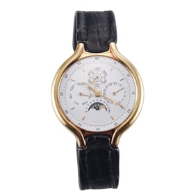 Ebel Beluga Perpetual Calendar 18k Gold Automatic Watch 8129960