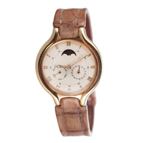 Ebel Beluga 100 Calendar Moonphase 18k Yellow Gold Automatic Watch 895960