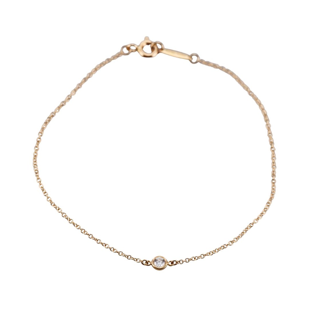 Tiffany & Co Elsa Peretti Diamonds by the Yard 18k Gold Bracelet (1 of 3)