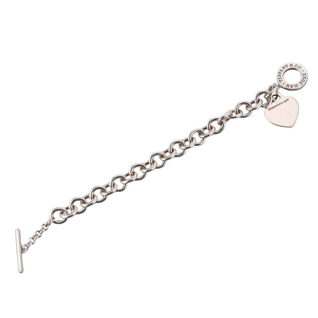 Tiffany & Co Sterling Silver Return to Heart Tag Bracelet (1 of 3)