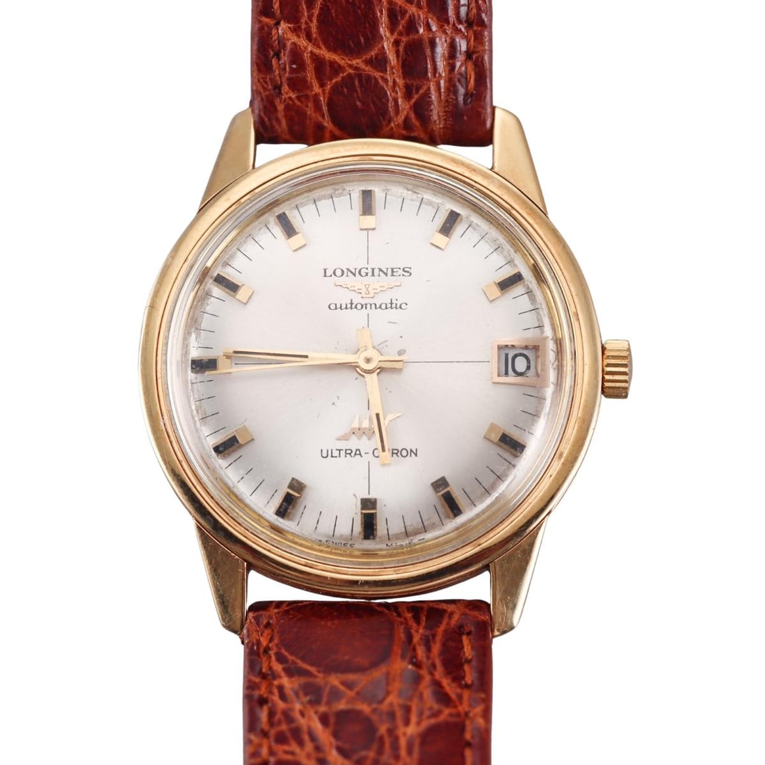 Vintage Longines Ultra-Chron 18k Gold Watch: Metal : 18k Yellow Gold Designer : Longines Movement : Automatic cal 431 - working order Measurements : 34.5mm case diameter x 41mm lug tip to lug tip Reference/Model: : Ultra-Chron