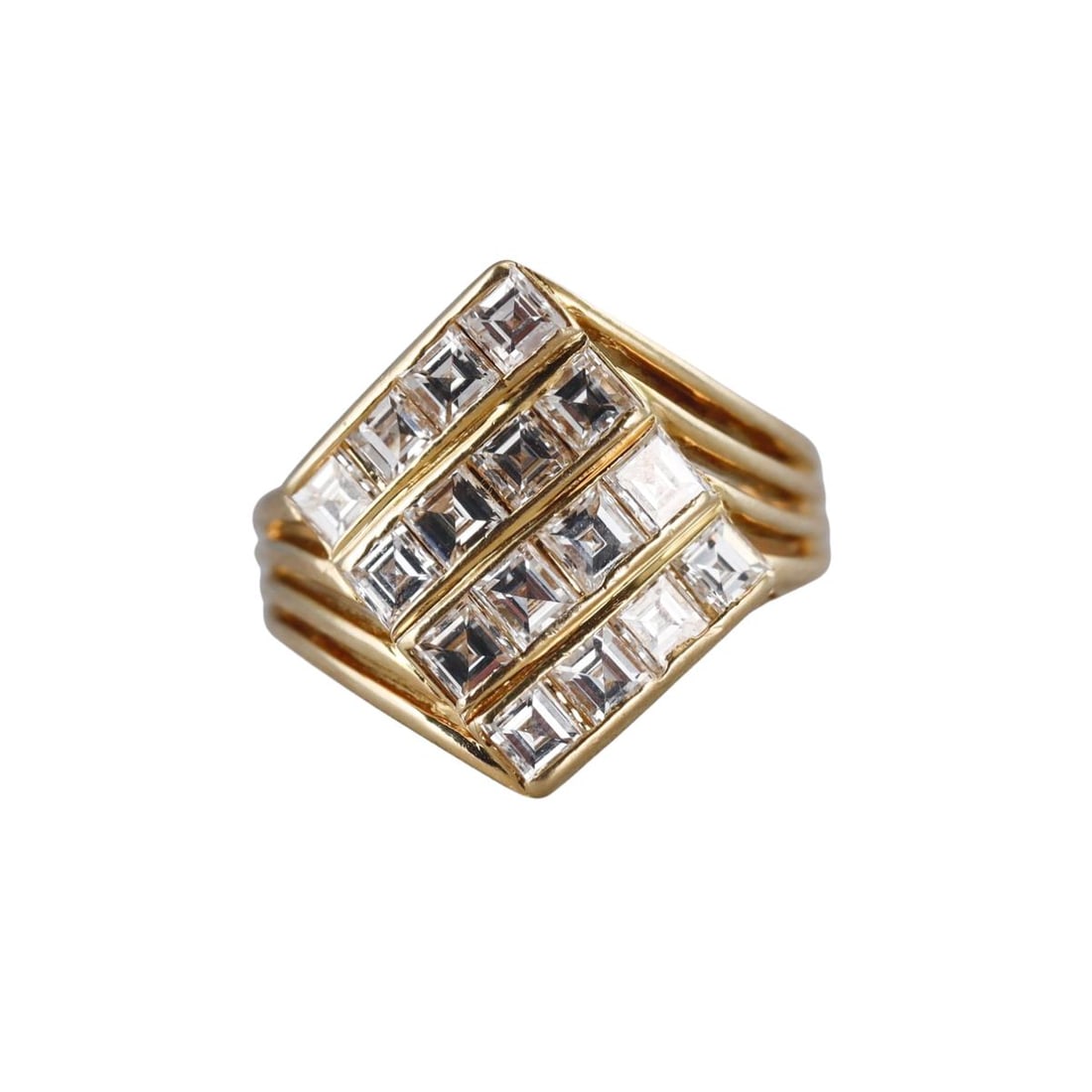 18k Gold 2.07ctw Diamond Ring (1 of 3)