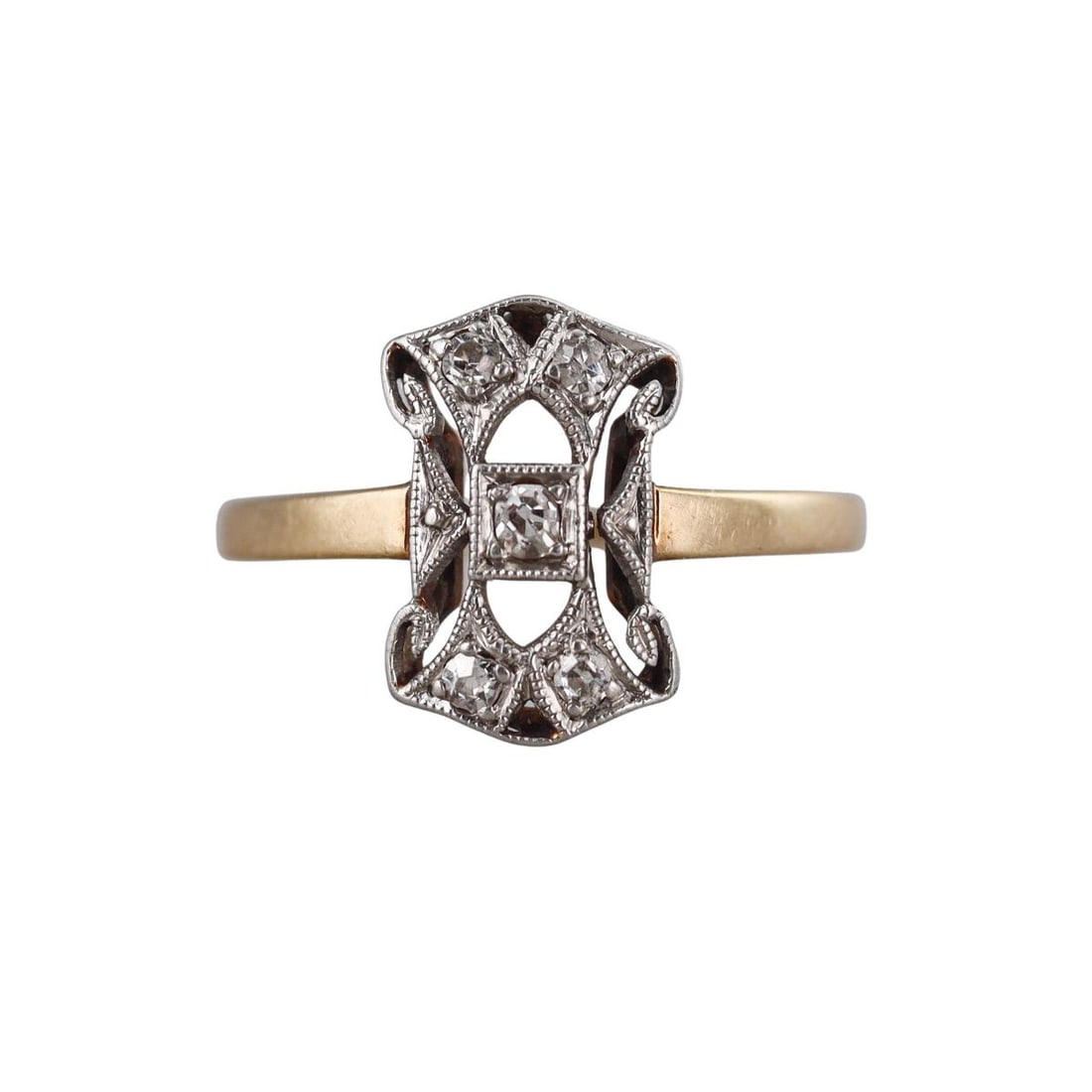 Art Deco 14k Gold Diamond Ring (1 of 3)