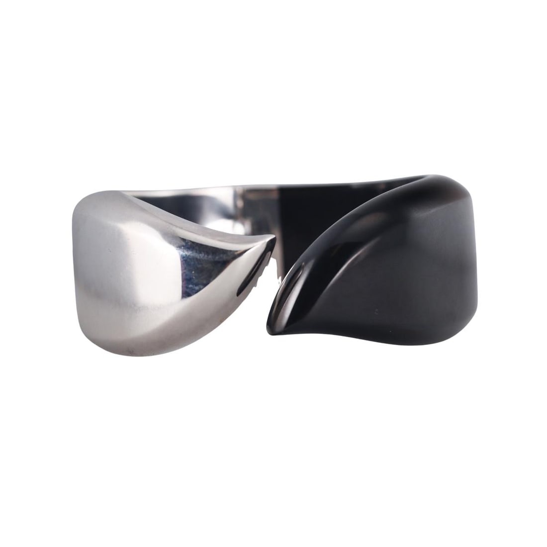 Tiffany & Co Elsa Peretti Black Jade Sterling Silver Cuff Bracelet (1 of 6)