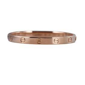 Cartier Love 18k Rose Gold Bracelet Size 16