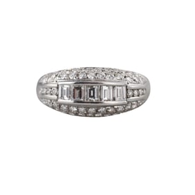 2.02ctw Diamond Platinum Ring