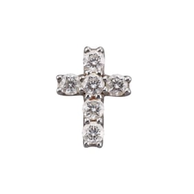 Roberto Coin 18k Gold Diamond Cross Pendant