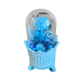 Amber Cowan Sowerby Glass Flower Pot Sculpture