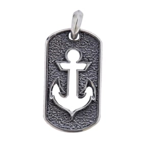 David Yurman Sterling Silver Anchor Pendant
