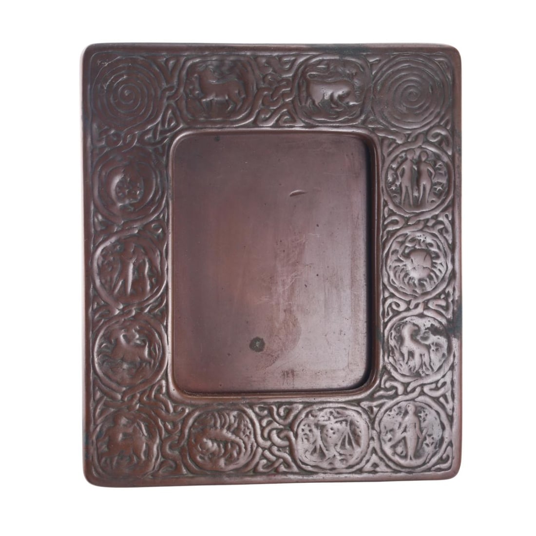 Tiffany Studios Bronze Zodiac Picture Frame (1 of 9)