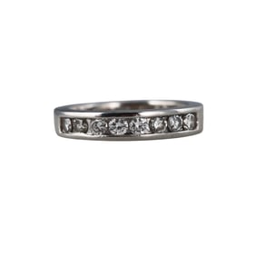 Platinum Diamond Band Ring