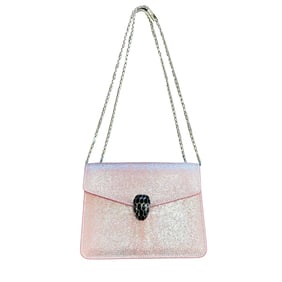 Bvlgari Bulgari Serpenti Tasche Carmine Jasper Leather Handbag Shoulder Bag