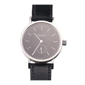 Nomos Glashutte Sport Tangente 35mm Black Dial Watch 506
