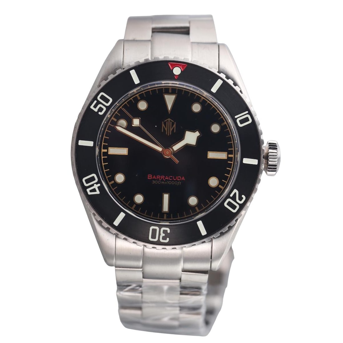 Barracuda Vintage Black No Date Automatic Watch (1 of 4)