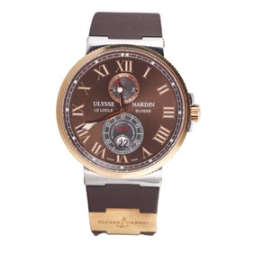 Ulysse Nardin Maxi Marine Chronometer 43mm Automatic Watch 265-67
