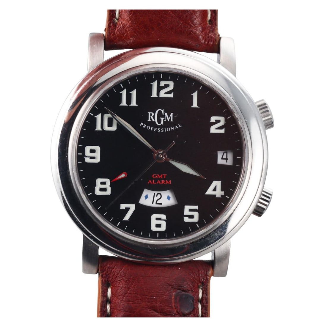 RGM Limited 110-A GMT Alarm Stainless Steel Watch (1 of 5)