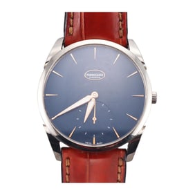 Parmigiani Fleurier Tonda 1950 Blue Dial Abyss 18k Gold Watch