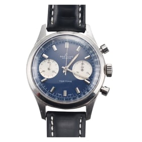 Vintage Breitling Top Time "Blue Panda" Manual Watch
