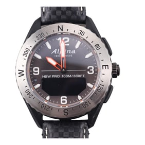 Alpina Alpiner X Grey Dial Digital HSW Pro Watch Al-283X5AQ6
