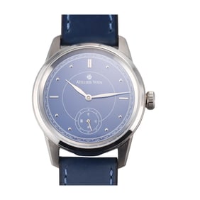Atelier Wen Porcelain Odyssey Ji Automatic Blue Dial Watch 316L