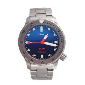 Sinn U1 BLU1 Rare Blue Dial Automatic Watch 1010