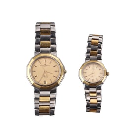 Baume & Mercier Riviera Two Tone Watch Lot of 2