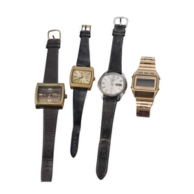 Seiko Tavomatic Favre Leuba Vintage Watch Lot of 4