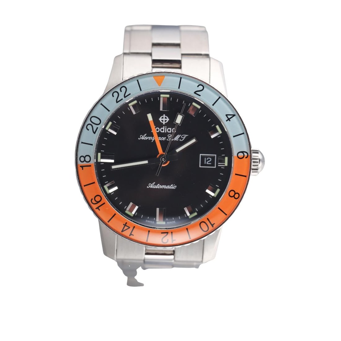 Zodiac Aerospace GMT Automatic Steel Watch ZO9401 (1 of 4)