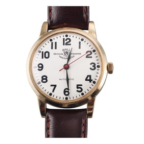 Ball 1960s Trainmaster 10k Gold Filled Automatic Watch