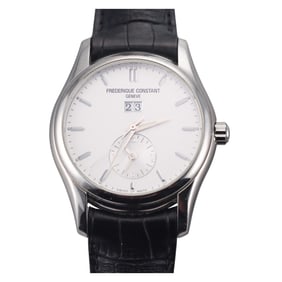 Frederique Constant Classic Index Dual Time Big Date Automatic Watch FC-325S6B6