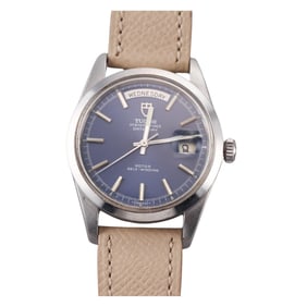 Tudor Oyster Prince Day Date Blue Dial Watch 7017/0