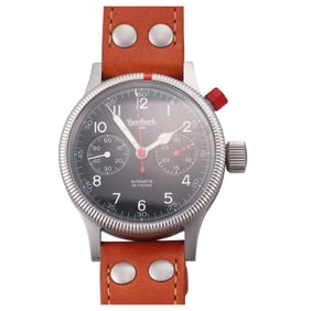 Hanhart Pioneer Mk Reverse Panda Chronograph 40mm Automatic Watch