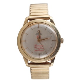 Omega 1950s Gold Filled Pinspotters 300 Award Automatic Watch