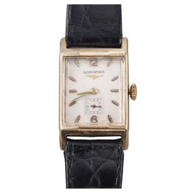 Longines Vintage 1940s Gold Filled Manual Wind Watch cal. 9LT