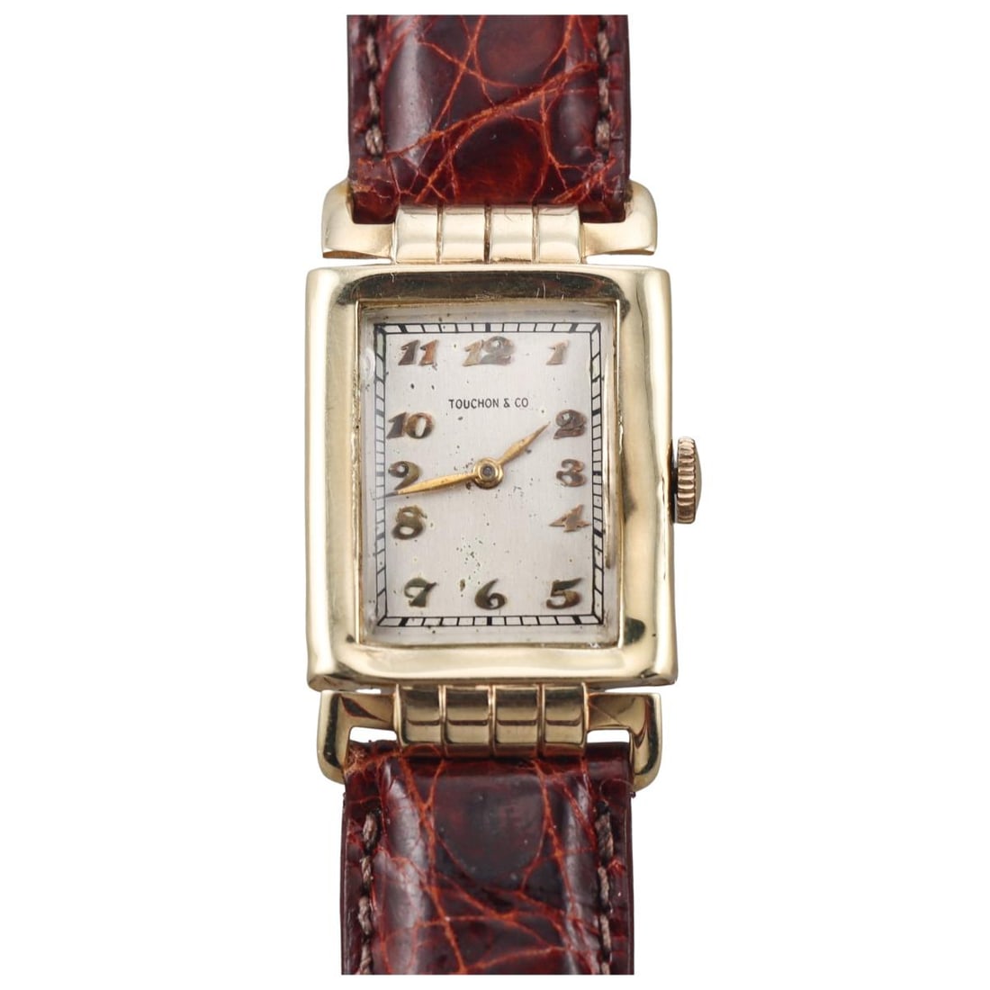Touchon & Co Vintage 14k Gold Manual Wind Watch (1 of 6)