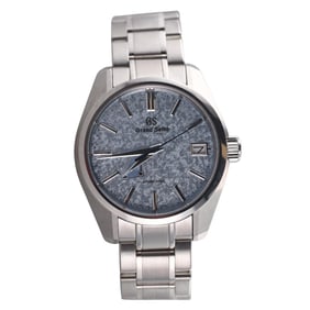 Grand Seiko Heritage Kira Zuri Special Edition Blue Dial Watch SBGA387