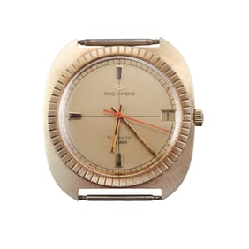 Movado Kingmatic HS360 14k Gold Vintage Watch