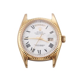 Rolex President Day DAte 18k Gold Buckley Dial Watch 1803