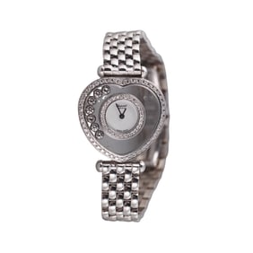 Chopard Happy Hearts Diamond 18k White Gold Ladies Watch 5231