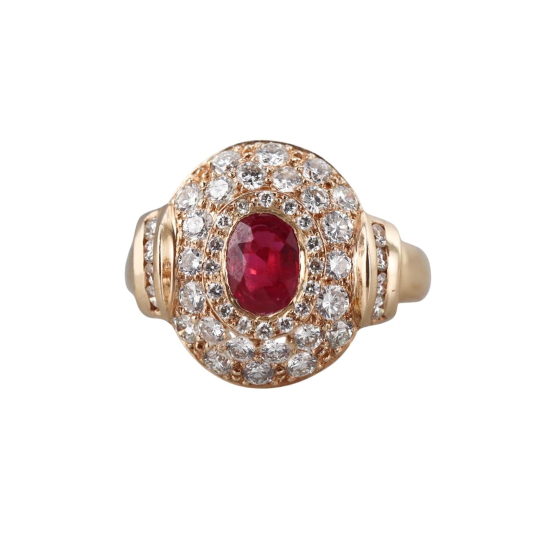 14k Gold Ruby Diamond Ring (1 of 3)