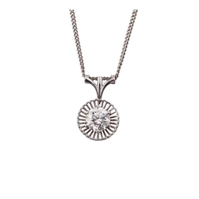 Jabel 14k 18k Gold Diamond Pendant Necklace