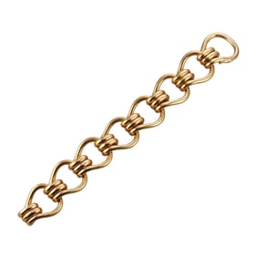 Seaman Schepps 22k 18k Gold Mousetrap Bracelet