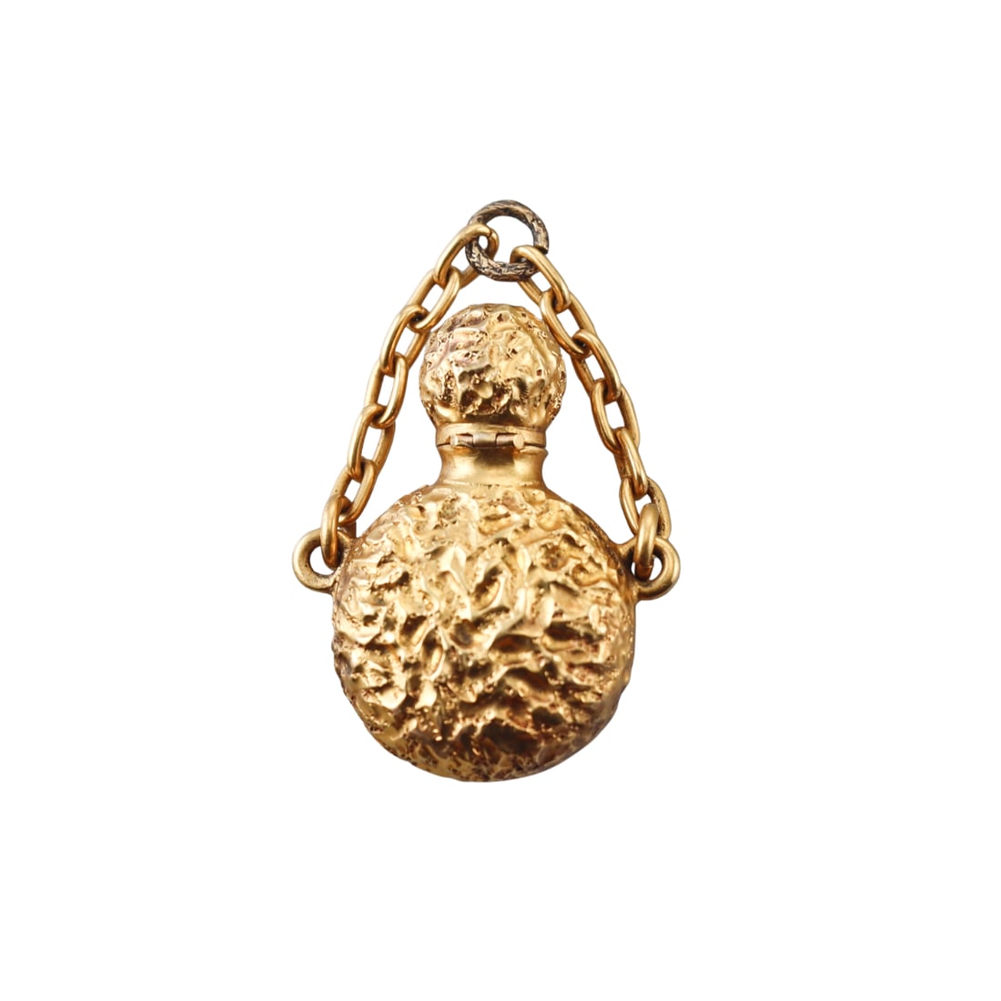 Antique 18k Gold Perfume Bottle Charm Pendant (1 of 3)
