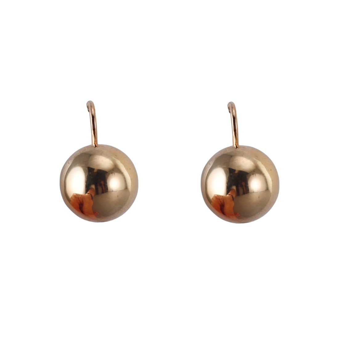 Tiffany & Co Vintage 14k Gold Ball Earrings (1 of 3)