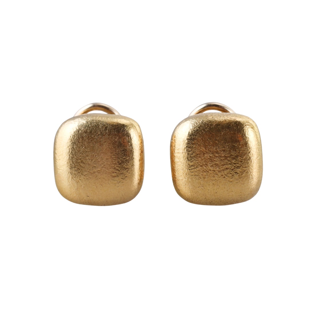 Angela Cummings 18k Yellow Gold Earrings: Metal : 18k Gold Designer : Angela Cummings Gemstone : none Measurements : Earrings are 14mm x 14mm Marked: : 1985 Cummings 18k Weight: : 11.7 grams Condition: :