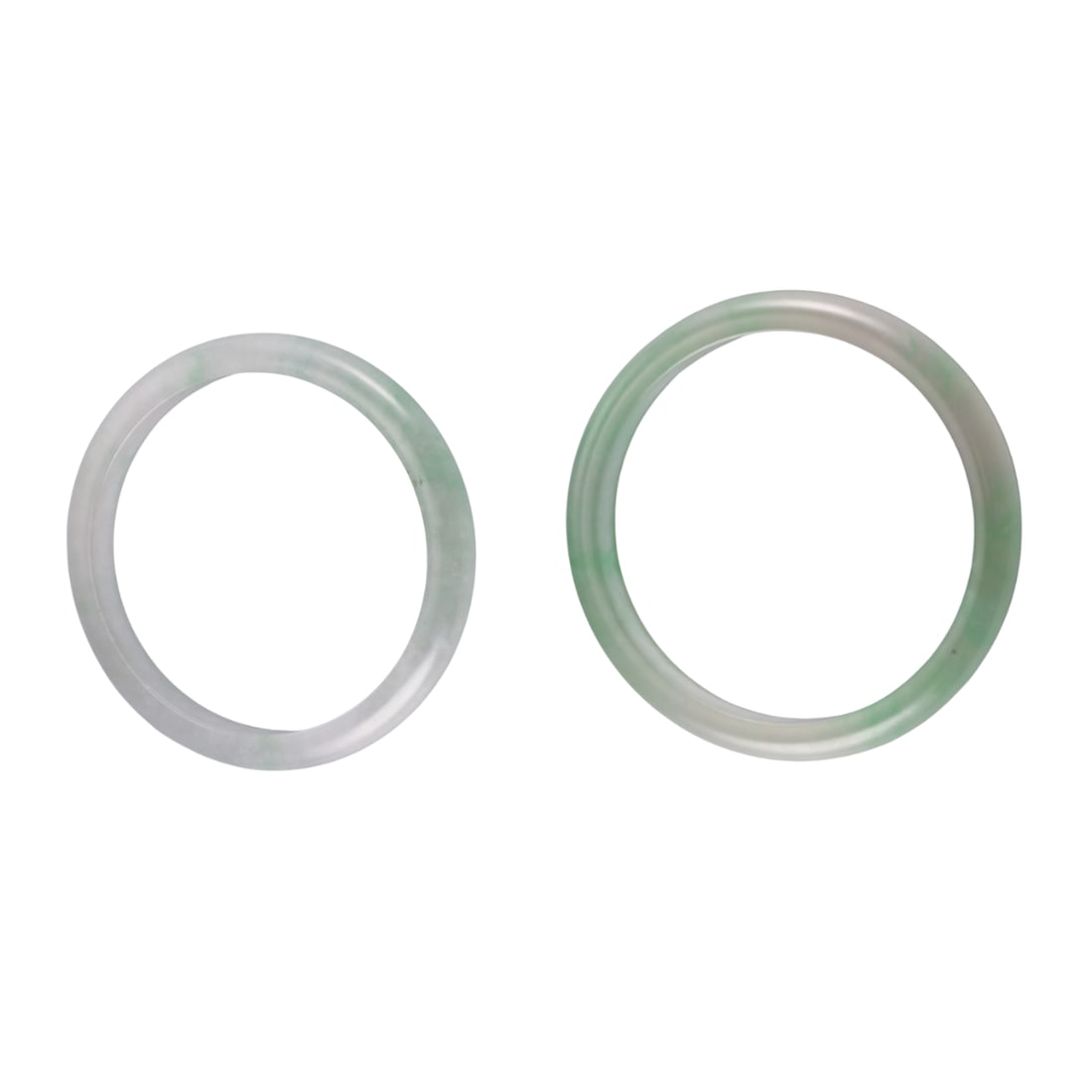 Jade Bangle Bracelet Set - 2