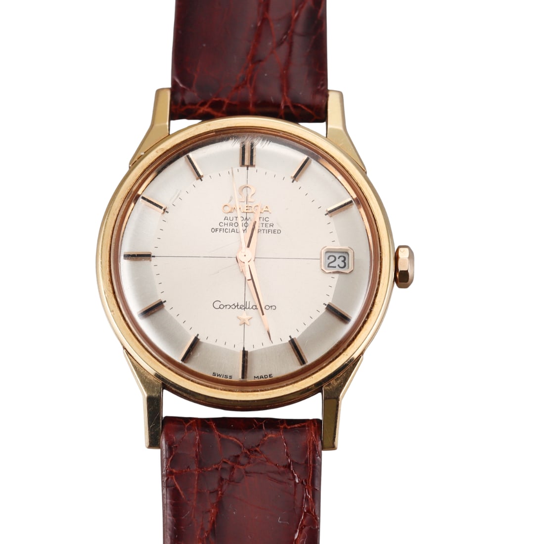 Omega Constellation 18k Gold Pie Pan Dial Automatic Watch (1 of 5)