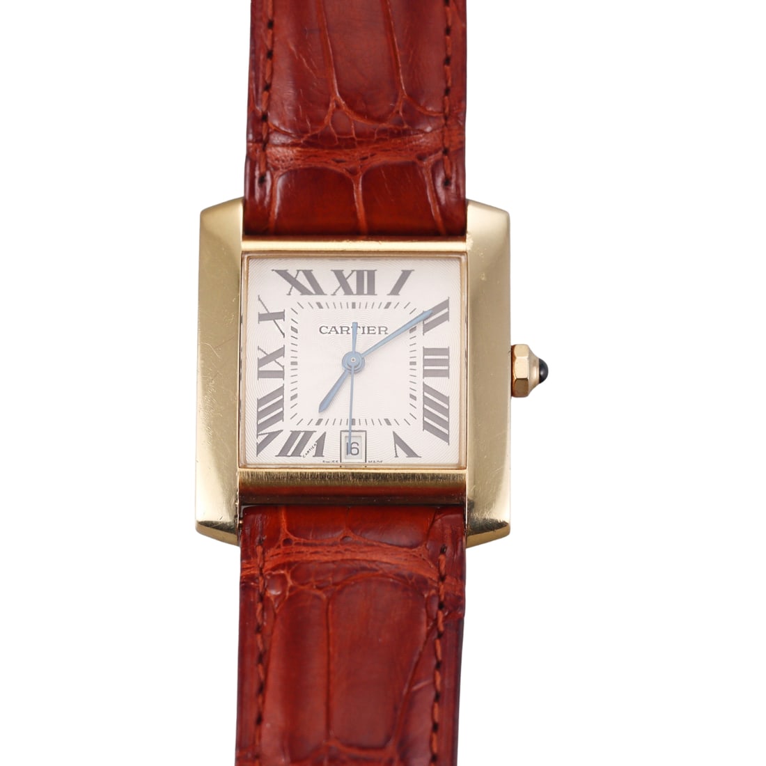 Cartier Tank Francaise 18k Gold Automatic Watch 1840 (1 of 5)